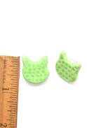Colorful Cat Ceramic Studs
